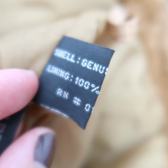 Vintage Y2K Steve Madden Tan Brown Leather Mid Rise Bootcut Flare Pants 8 - Picture 5 of 6